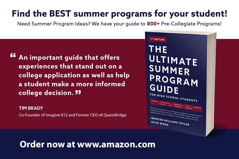 Cover of the Ultimate Summer Program Guide for High School Students